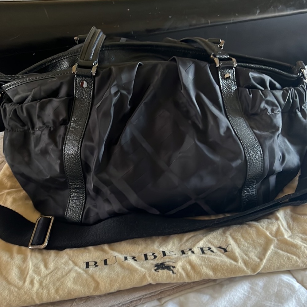 Burberry Nylon Diaper bag